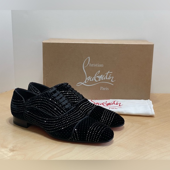 Christian Louboutin Greggryrocks Velvet Oxford 41.5 US 8.5 NWB - Picture 8 of 8